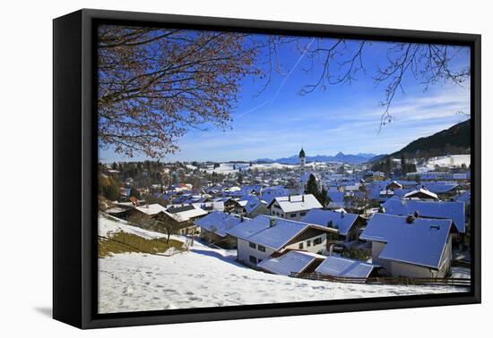 Nesselwang, Allgau, Bavaria, Germany, Europe-Hans-Peter Merten-Framed Premier Image Canvas