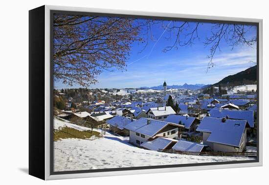 Nesselwang, Allgau, Bavaria, Germany, Europe-Hans-Peter Merten-Framed Premier Image Canvas