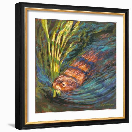 Nesting (formerly Nutria)-Rita Kirkman-Framed Art Print