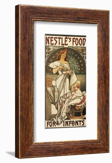 Nestle's Food for Infants-Alphonse Mucha-Framed Premium Giclee Print