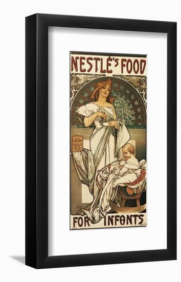 Nestle's Food for Infants-Alphonse Mucha-Framed Premium Giclee Print