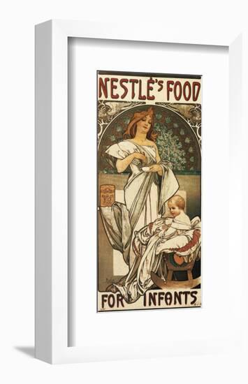 Nestle's Food for Infants-Alphonse Mucha-Framed Premium Giclee Print