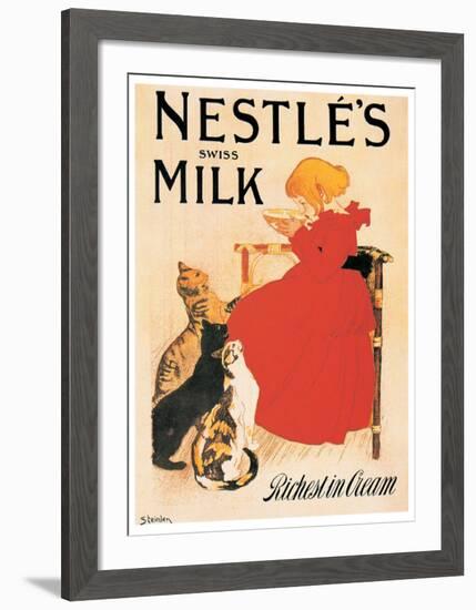 Nestle's Milk-Théophile Alexandre Steinlen-Framed Art Print