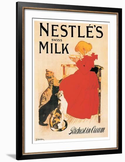 Nestle's Milk-Théophile Alexandre Steinlen-Framed Art Print