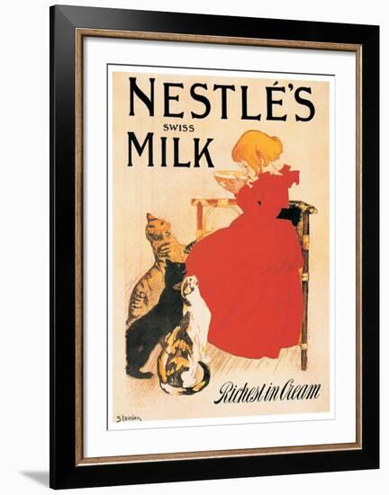 Nestle's Milk-Théophile Alexandre Steinlen-Framed Art Print
