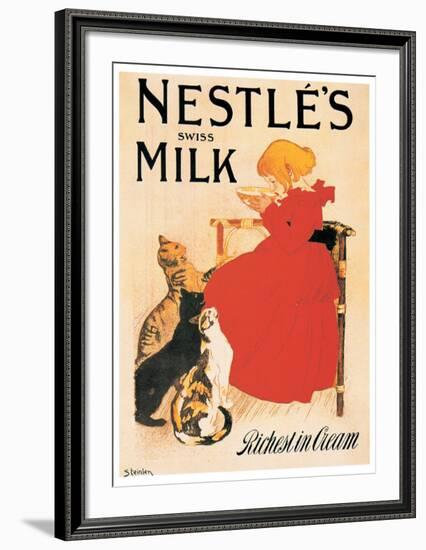 Nestle's Milk-Théophile Alexandre Steinlen-Framed Art Print