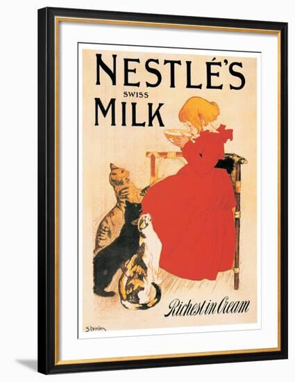 Nestle's Milk-Théophile Alexandre Steinlen-Framed Art Print