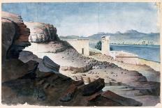 Mural from El-Kab, Egypt, 1841-Nestor l'Hote-Giclee Print