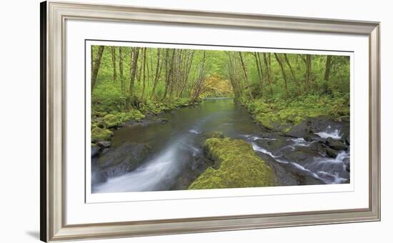 Nestucca River Panorama-Donald Paulson-Framed Giclee Print