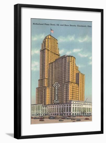 Netherland Plaza Hotel, Cincinnati-null-Framed Art Print