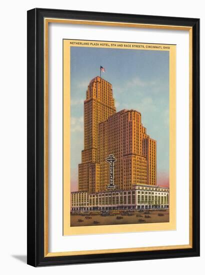 Netherland Plaza Hotel, Cincinnati-null-Framed Art Print