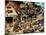 Netherlandish Proverbs, 1559-Pieter Bruegel the Elder-Mounted Giclee Print