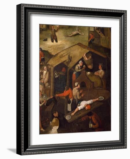 Netherlandish Proverbs, 1559-Pieter Brueghel the Younger-Framed Giclee Print