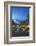 Netherlands, Amsterdam. Bikes on bridge over canal at sunset.-Jaynes Gallery-Framed Photographic Print