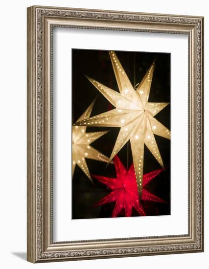 Netherlands, Amsterdam. Rembrandtplein square, Christmas Market-Walter Bibikow-Framed Photographic Print