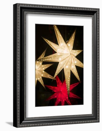 Netherlands, Amsterdam. Rembrandtplein square, Christmas Market-Walter Bibikow-Framed Photographic Print