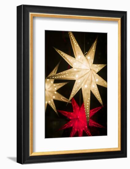 Netherlands, Amsterdam. Rembrandtplein square, Christmas Market-Walter Bibikow-Framed Photographic Print