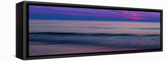 Netherlands, Holland, Beach on the West Frisian Island of Texel, North Holland, Sunset-Beate Margraf-Framed Premier Image Canvas