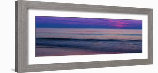 Netherlands, Holland, Beach on the West Frisian Island of Texel, North Holland, Sunset-Beate Margraf-Framed Photographic Print