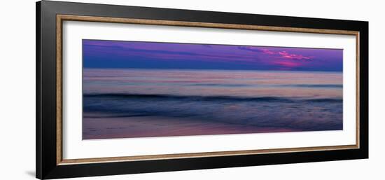 Netherlands, Holland, Beach on the West Frisian Island of Texel, North Holland, Sunset-Beate Margraf-Framed Photographic Print