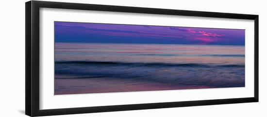 Netherlands, Holland, Beach on the West Frisian Island of Texel, North Holland, Sunset-Beate Margraf-Framed Photographic Print