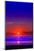 Netherlands, Holland, Beach on the West Frisian Island of Texel, North Holland, Sunset-Beate Margraf-Mounted Photographic Print