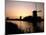 Netherlands, Kinderdijk, Canal, Windmills, Evening Mood-Thonig-Mounted Photographic Print