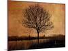 Netherlands, Kinderdijk. Tree along canal at Kinderdijk.-Julie Eggers-Mounted Photographic Print