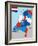 Netherlands Map-tony4urban-Framed Art Print