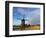 Netherlands, Nord Holland, Windmill along canal-Terry Eggers-Framed Photographic Print