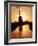 Netherlands, Nord Holland, Windmill along canal-Terry Eggers-Framed Photographic Print