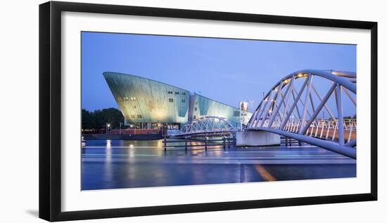 Netherlands, North Holland, Amsterdam. Nemo, Science and Technology Center (Renzo Piano Architect)-Francesco Iacobelli-Framed Photographic Print