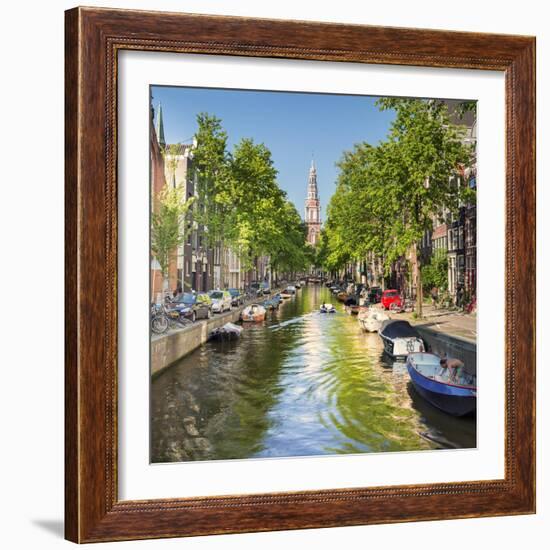 Netherlands, North Holland, Amsterdam. the Zuiderkerk Bell Tower-Francesco Iacobelli-Framed Photographic Print