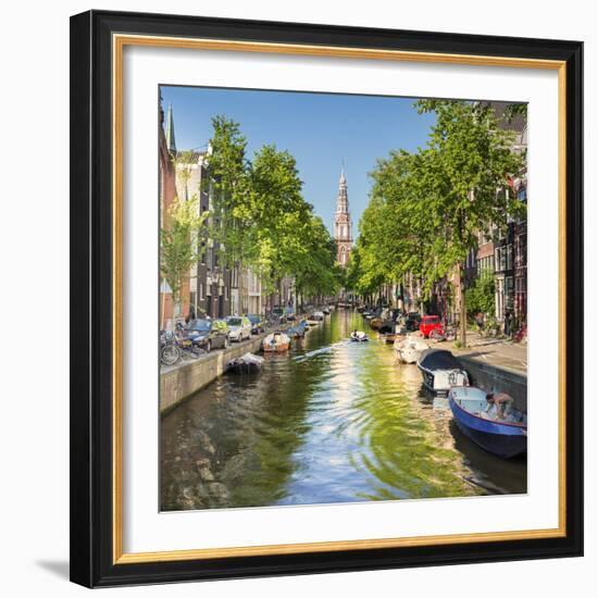 Netherlands, North Holland, Amsterdam. the Zuiderkerk Bell Tower-Francesco Iacobelli-Framed Photographic Print