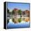 Netherlands, North Holland, Amsterdam. Typical Houses and Houseboats on Amstel River-Francesco Iacobelli-Framed Premier Image Canvas