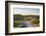 Netherlands, North Holland, Julianadorp. Walking path through the dunes at sunset.-Jason Langley-Framed Photographic Print