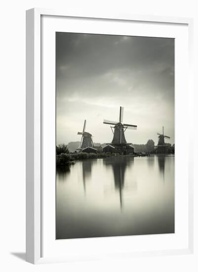 Netherlands, North Holland, Zaandam, Zaanse Schans Windmills-Alan Copson-Framed Photographic Print