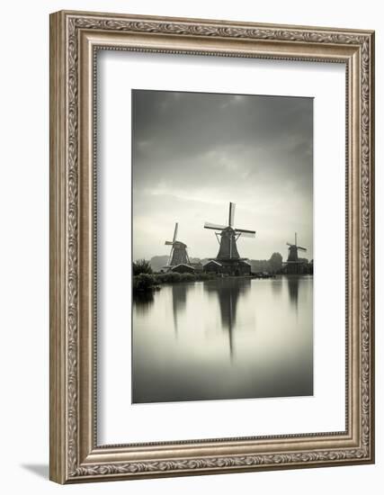 Netherlands, North Holland, Zaandam, Zaanse Schans Windmills-Alan Copson-Framed Photographic Print