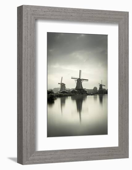 Netherlands, North Holland, Zaandam, Zaanse Schans Windmills-Alan Copson-Framed Photographic Print