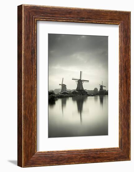 Netherlands, North Holland, Zaandam, Zaanse Schans Windmills-Alan Copson-Framed Photographic Print
