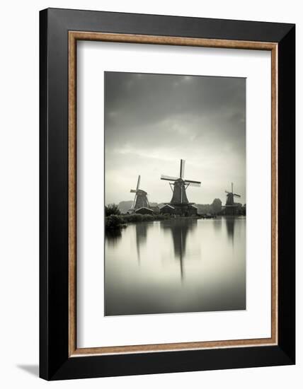 Netherlands, North Holland, Zaandam, Zaanse Schans Windmills-Alan Copson-Framed Photographic Print