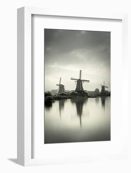 Netherlands, North Holland, Zaandam, Zaanse Schans Windmills-Alan Copson-Framed Photographic Print