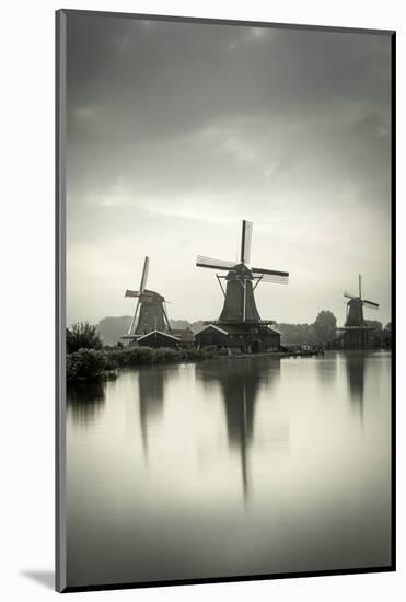Netherlands, North Holland, Zaandam, Zaanse Schans Windmills-Alan Copson-Mounted Photographic Print