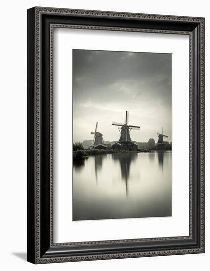 Netherlands, North Holland, Zaandam, Zaanse Schans Windmills-Alan Copson-Framed Photographic Print