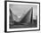 Netherlands Pavilion at Brussels Fair, Designed by Le Corbusier, Shown Being Built-null-Framed Photographic Print