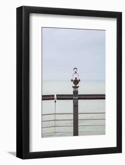 Netherlands, Scheveningen, De Pier, Scheveningen Pier, telescope-Walter Bibikw-Framed Photographic Print