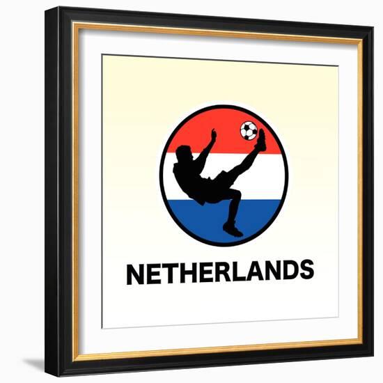 Netherlands Soccer-null-Framed Giclee Print