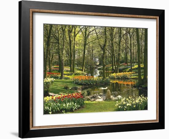 Netherlands, South Holland, Keukenhof, Flower Park, Spring-Thonig-Framed Photographic Print