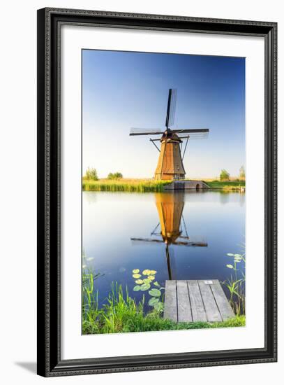 Netherlands, South Holland, Kinderdijk. Windmills-Francesco Iacobelli-Framed Photographic Print