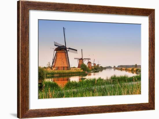 Netherlands, South Holland, Kinderdijk. Windmills-Francesco Iacobelli-Framed Photographic Print